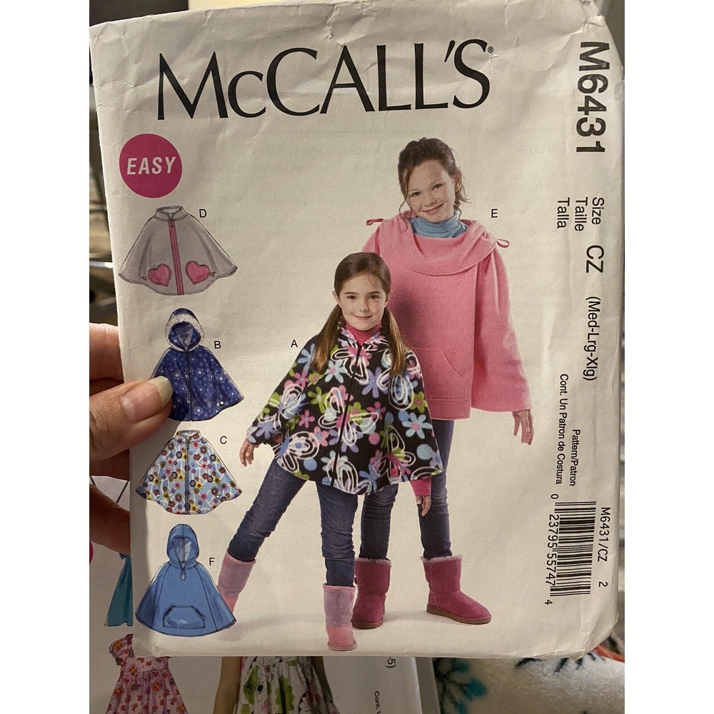 2011 Girls McCalls Sewing Pattern 6431 Size Med-XLarge Cut & Complete